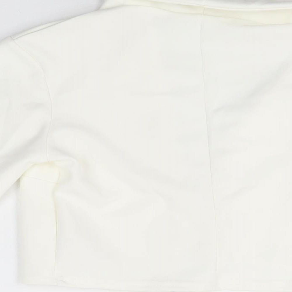 Quiz Womens White Jacket Size 8
