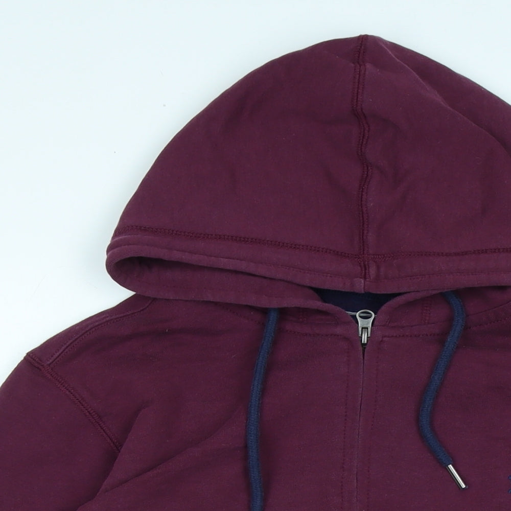 Joules Womens Purple Jacket Size L Zip - Joules