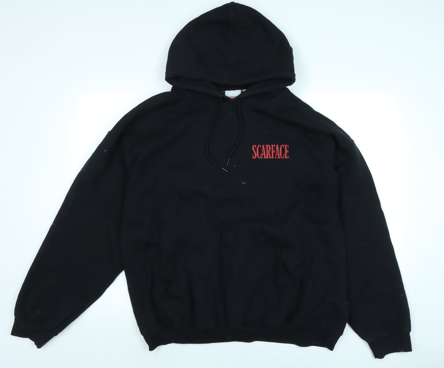Scarface Mens Black Cotton Pullover Hoodie Size M