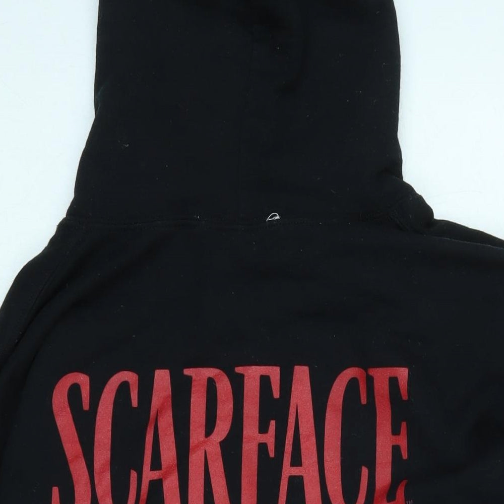 Scarface Mens Black Cotton Pullover Hoodie Size M