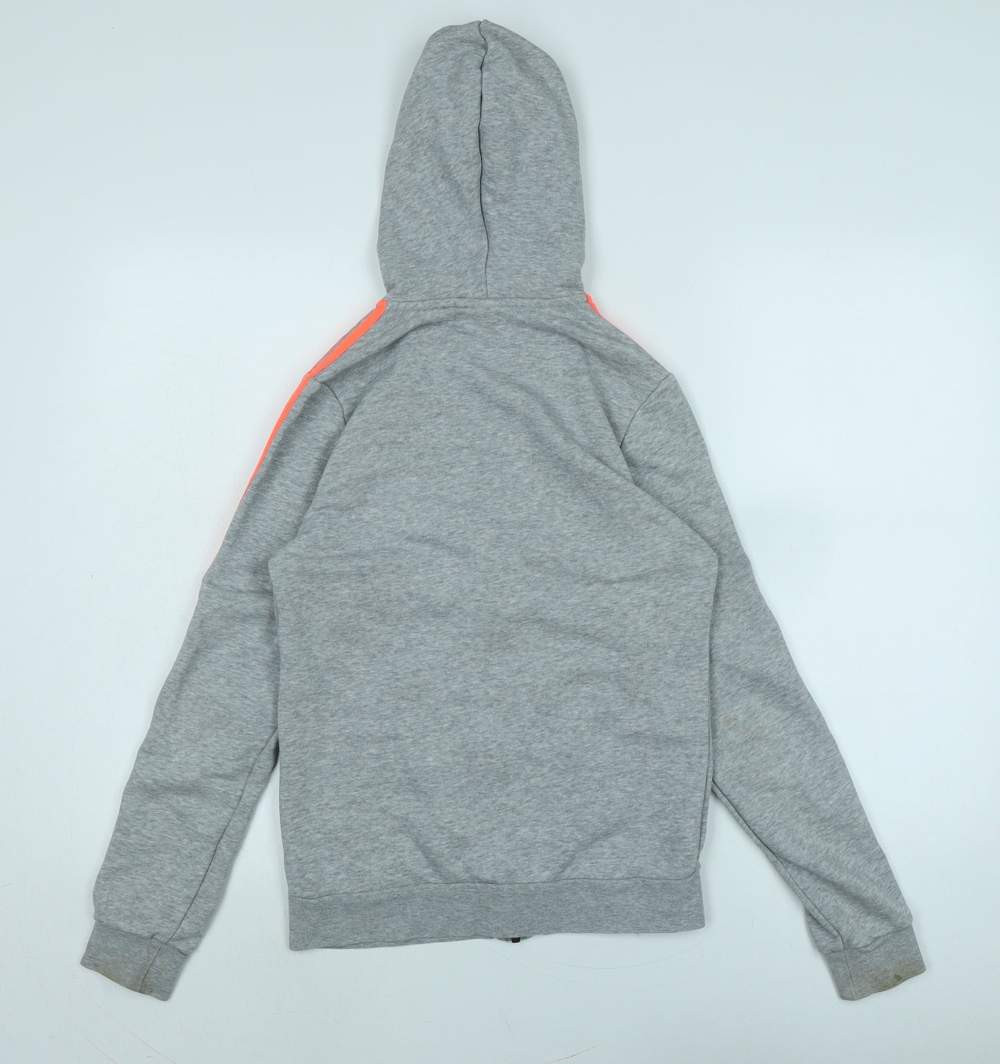 adidas Boys Grey Jacket Size 13-14 Years Zip - Adidas