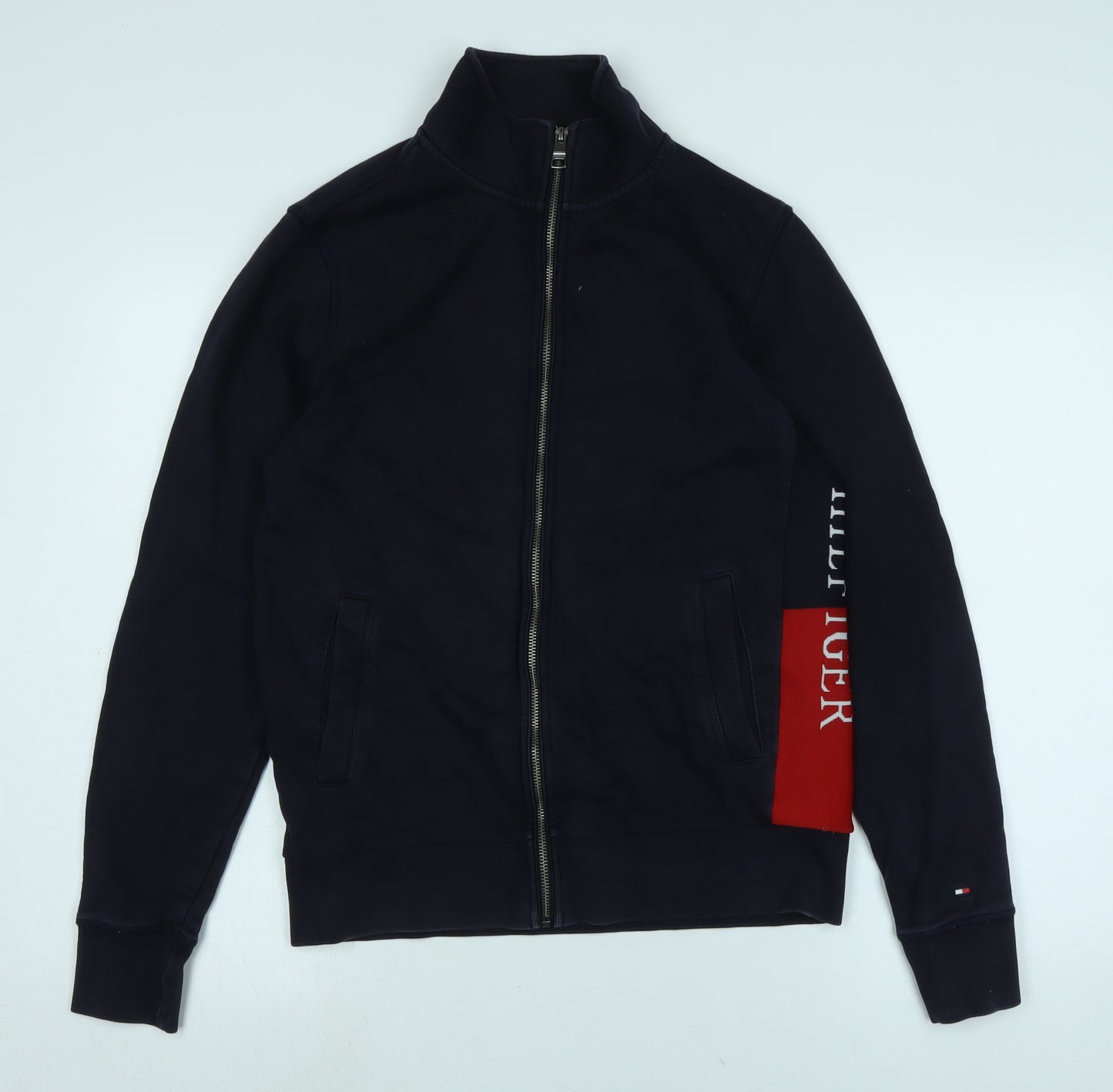 Tommy Hilfiger Mens Blue Jacket Size M Zip - Tommy HIlfiger