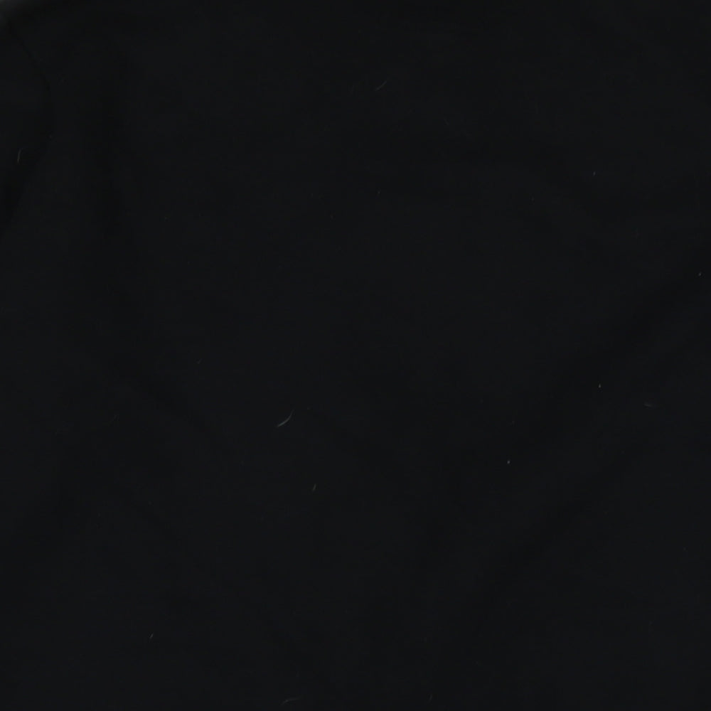 Converse Womens Black Cotton Pullover Sweatshirt Size XL