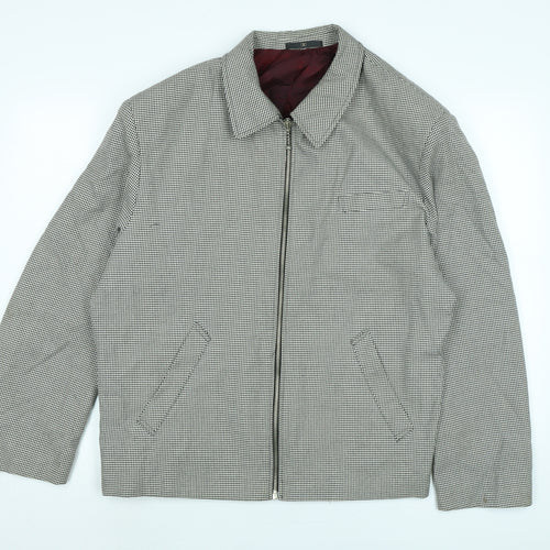 Ciro Citterio Mens Ivory Jacket Size XL Zip - Ciro Citterio