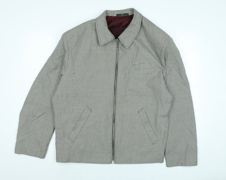 Ciro Citterio Mens Ivory Jacket Size XL Zip - Ciro Citterio