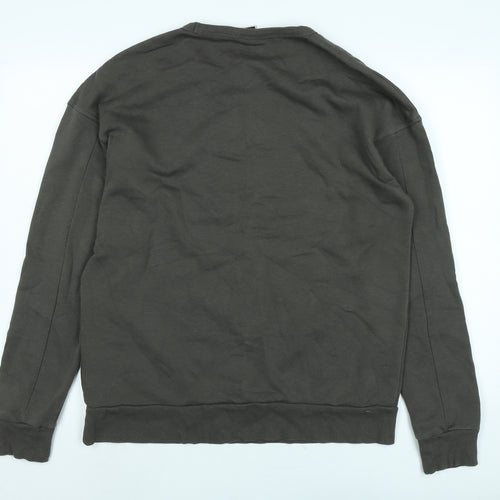 JACK & JONES Mens Grey Cotton Pullover Sweatshirt Size M - Jack Jones