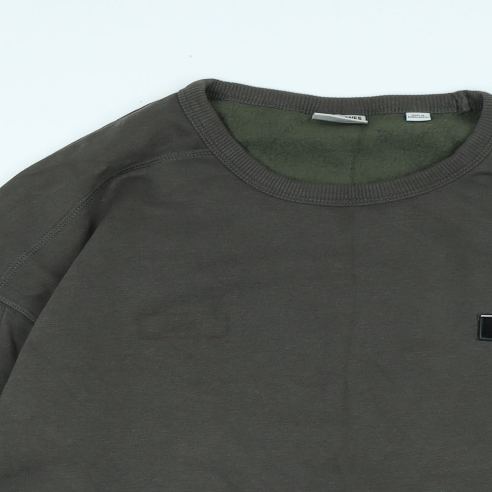 JACK & JONES Mens Grey Cotton Pullover Sweatshirt Size M - Jack Jones