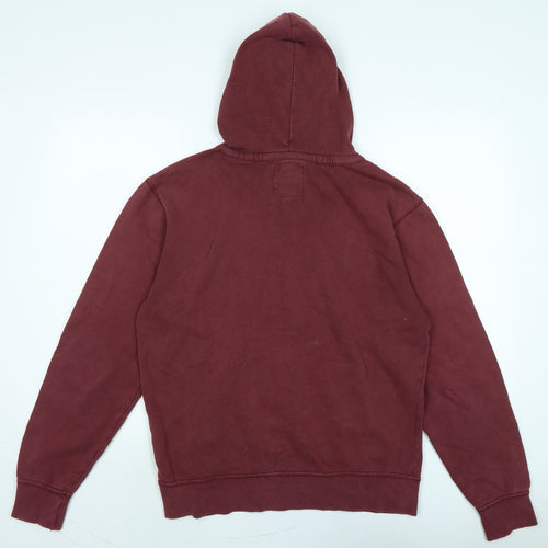 SoulCal&Co Mens Red Cotton Pullover Hoodie Size M - Soulcal & co