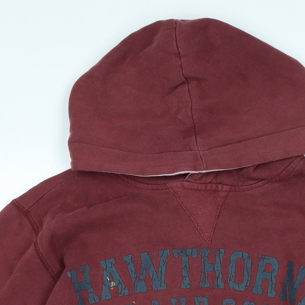 SoulCal&Co Mens Red Cotton Pullover Hoodie Size M - Soulcal & co
