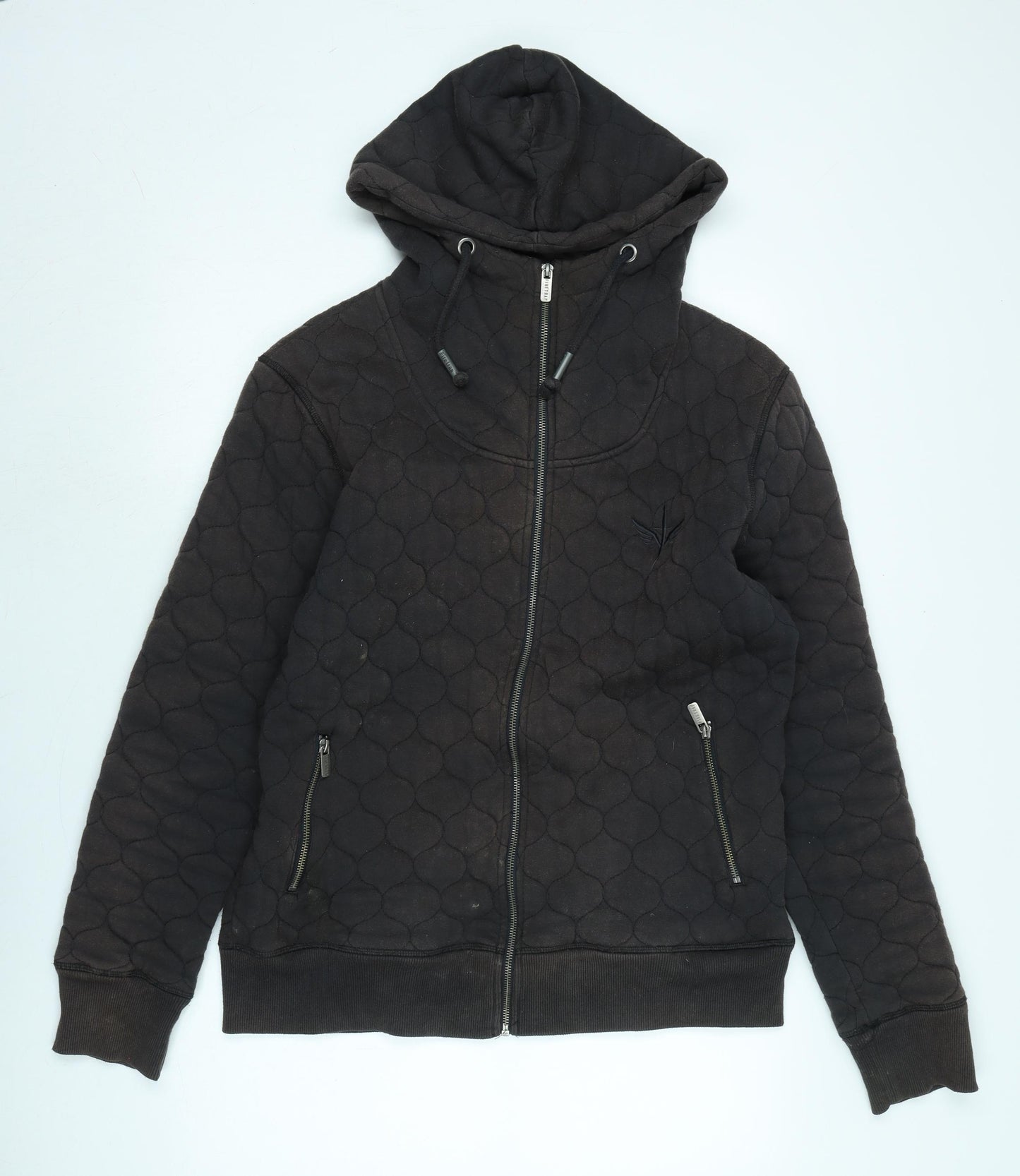 Firetrap Mens Grey Jacket Size M Zip - Firetrap - Distressed.