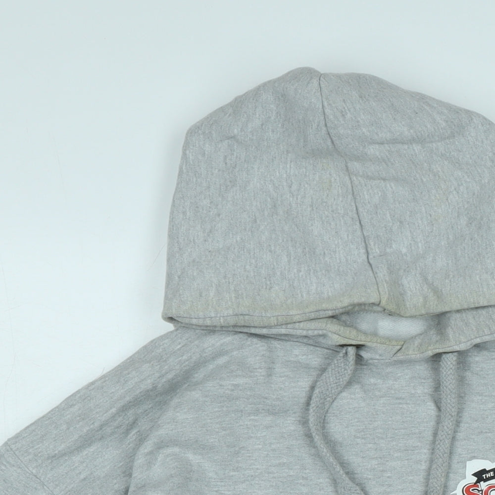 School of rock Mens Grey Cotton Pullover Hoodie Size M - School of rock