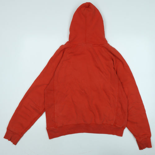 Cederwood state Mens Orange Cotton Pullover Hoodie Size M - Cedarwood state