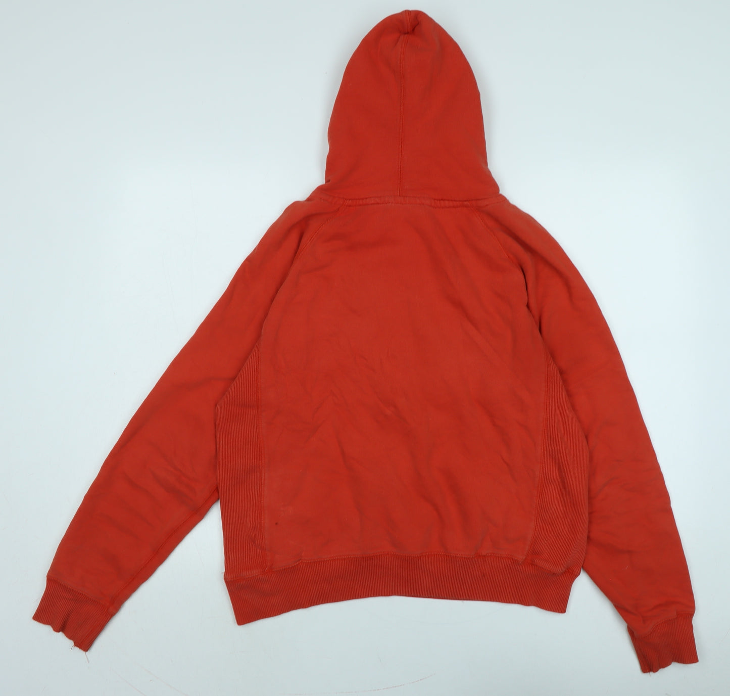 Cederwood state Mens Orange Cotton Pullover Hoodie Size M - Cedarwood state