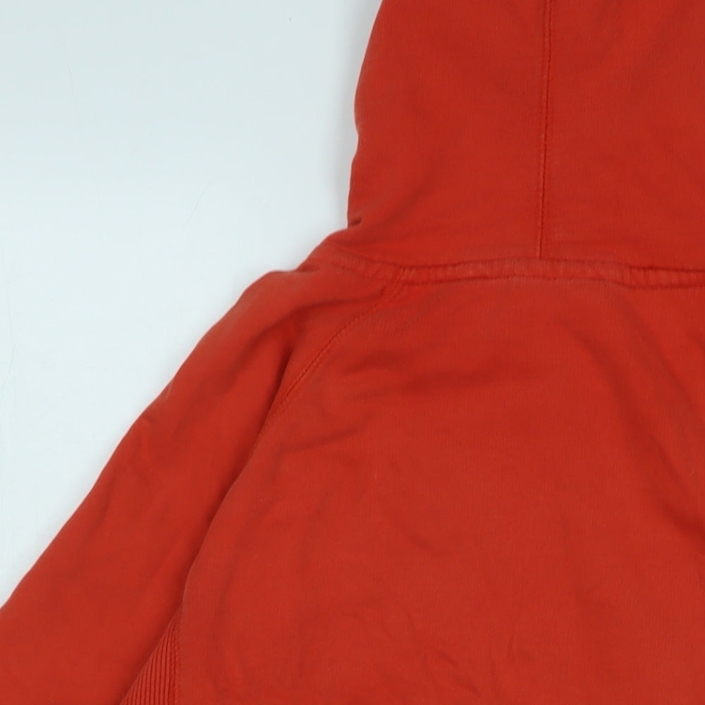 Cederwood state Mens Orange Cotton Pullover Hoodie Size M - Cedarwood state
