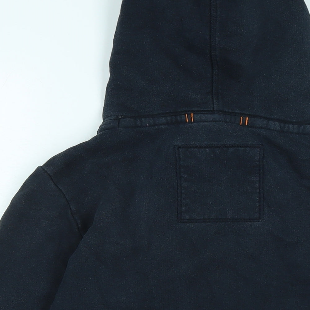 Superdry Mens Blue Cotton Pullover Hoodie Size M - SUPERDRY