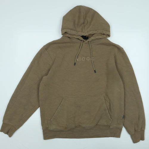 NICCE Mens Brown Polyester Pullover Hoodie Size M - NICCE