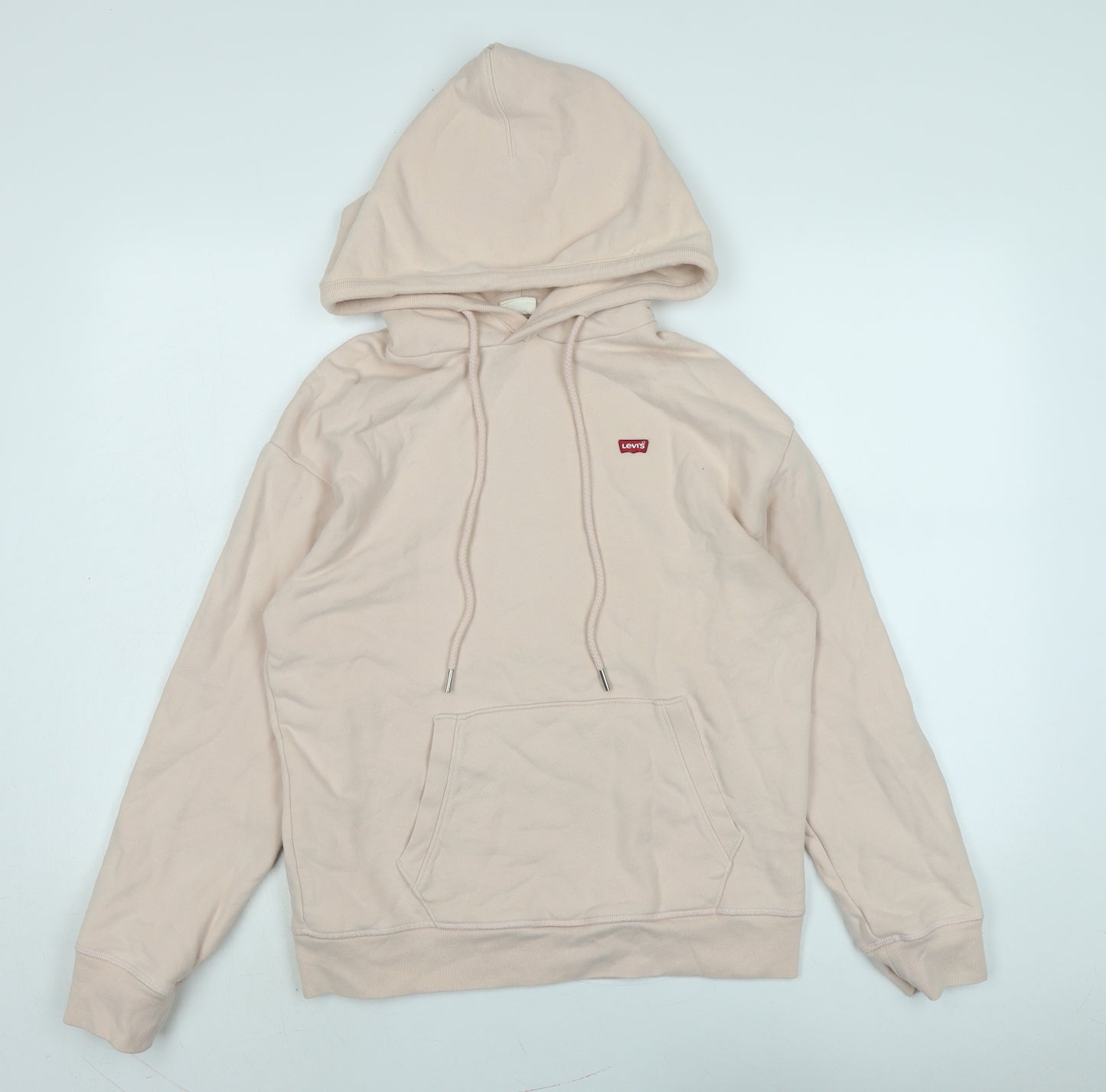 Levi's Womens Pink Cotton Pullover Hoodie Size XS - Levis