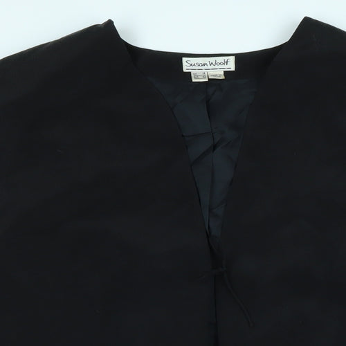 Susan Woolf Womens Black Jacket Size 14 - Susan Wolfe - Vintage