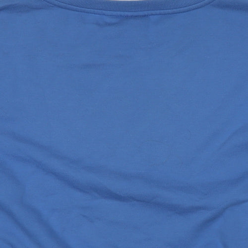 Disney Womens Blue Cotton Pullover Sweatshirt Size S - DISNEY