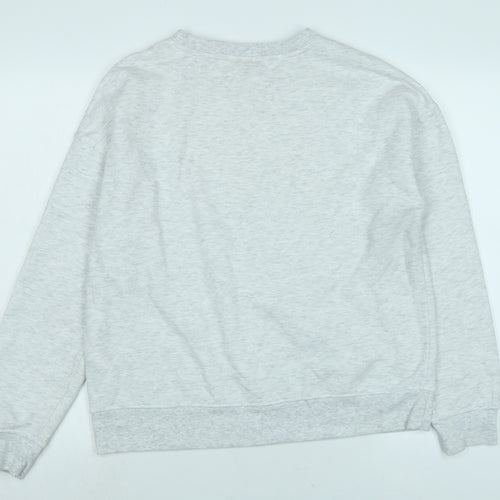 SPICE JAM Womens Grey Cotton Pullover Sweatshirt Size 12 - Spice Jam