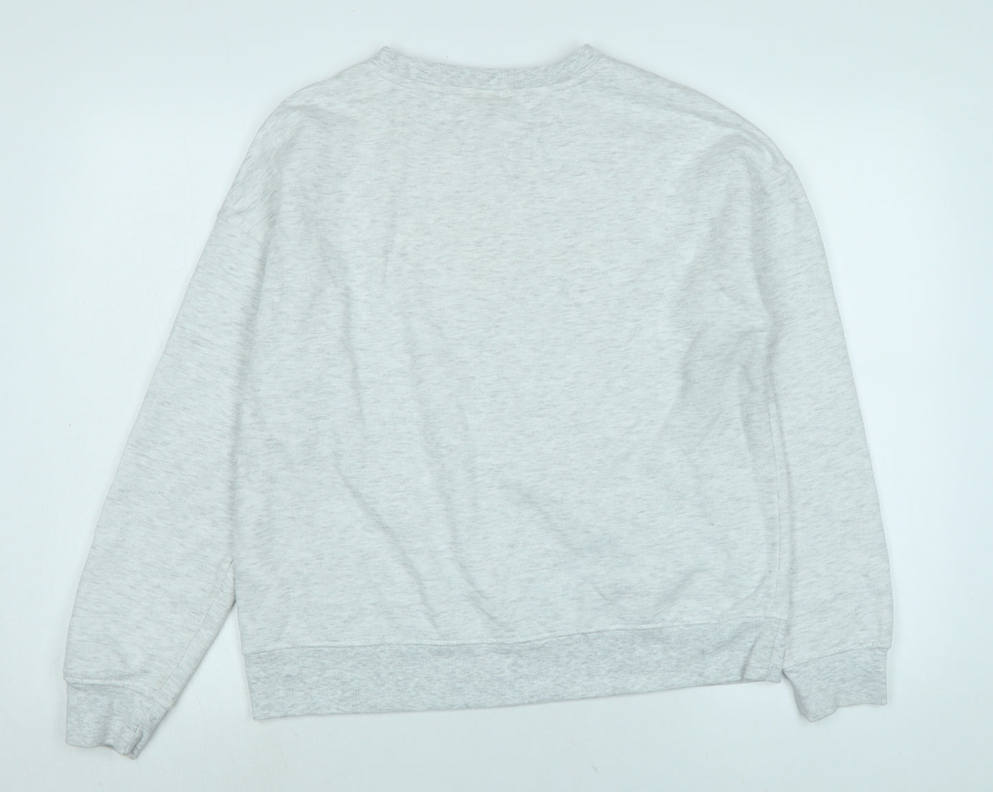 SPICE JAM Womens Grey Cotton Pullover Sweatshirt Size 12 - Spice Jam