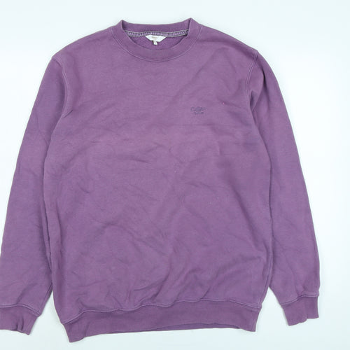 Cotton Traders Womens Purple Cotton Pullover Sweatshirt Size M - Cotton Traders