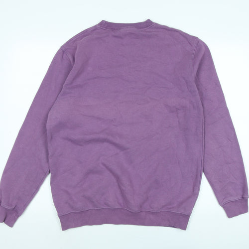 Cotton Traders Womens Purple Cotton Pullover Sweatshirt Size M - Cotton Traders