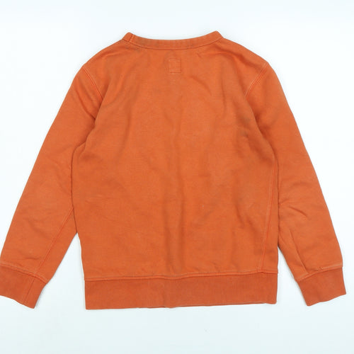 Gap Boys Orange Cotton Pullover Sweatshirt Size L - Gap