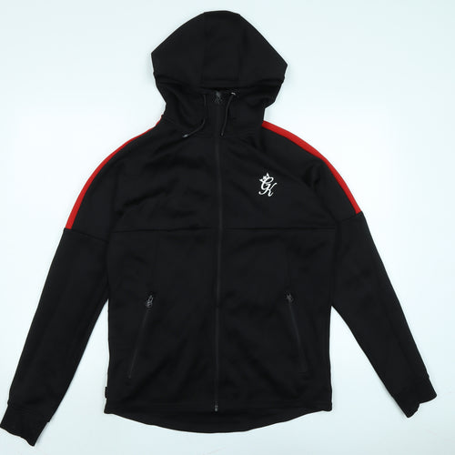 Gym King Mens Black Jacket Size M Zip - Gym King