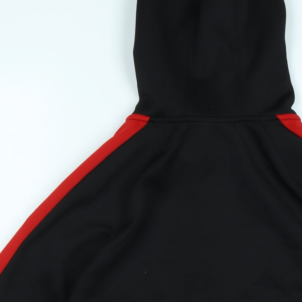 Gym King Mens Black Jacket Size M Zip - Gym King