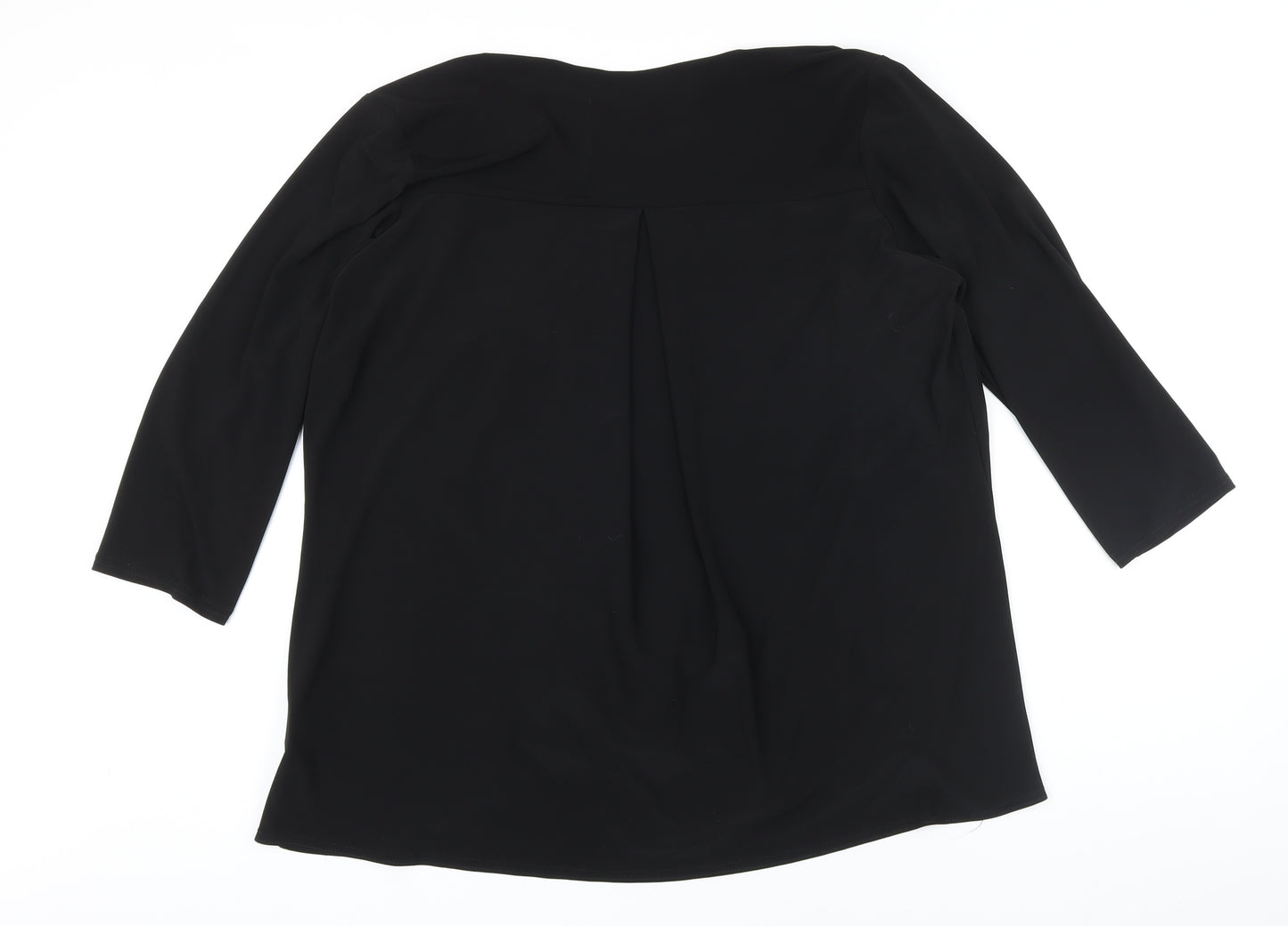 Saloos Womens Black Jacket Blazer Size XL