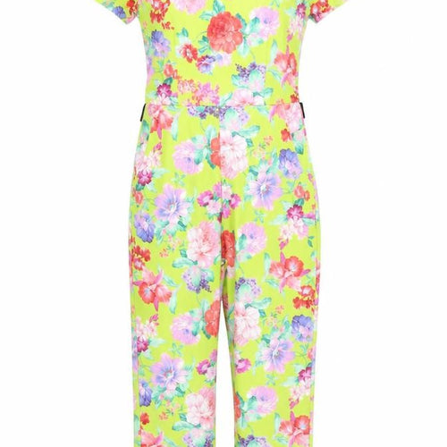 Glamour babe Womens Multicoloured Floral Polyester Jumpsuit One-Piece Size 12 L30 in