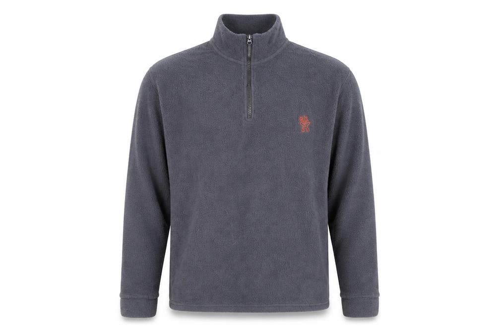 Front view of Urban Outfitters men’s grey polyester pullover sweatshirt, size L