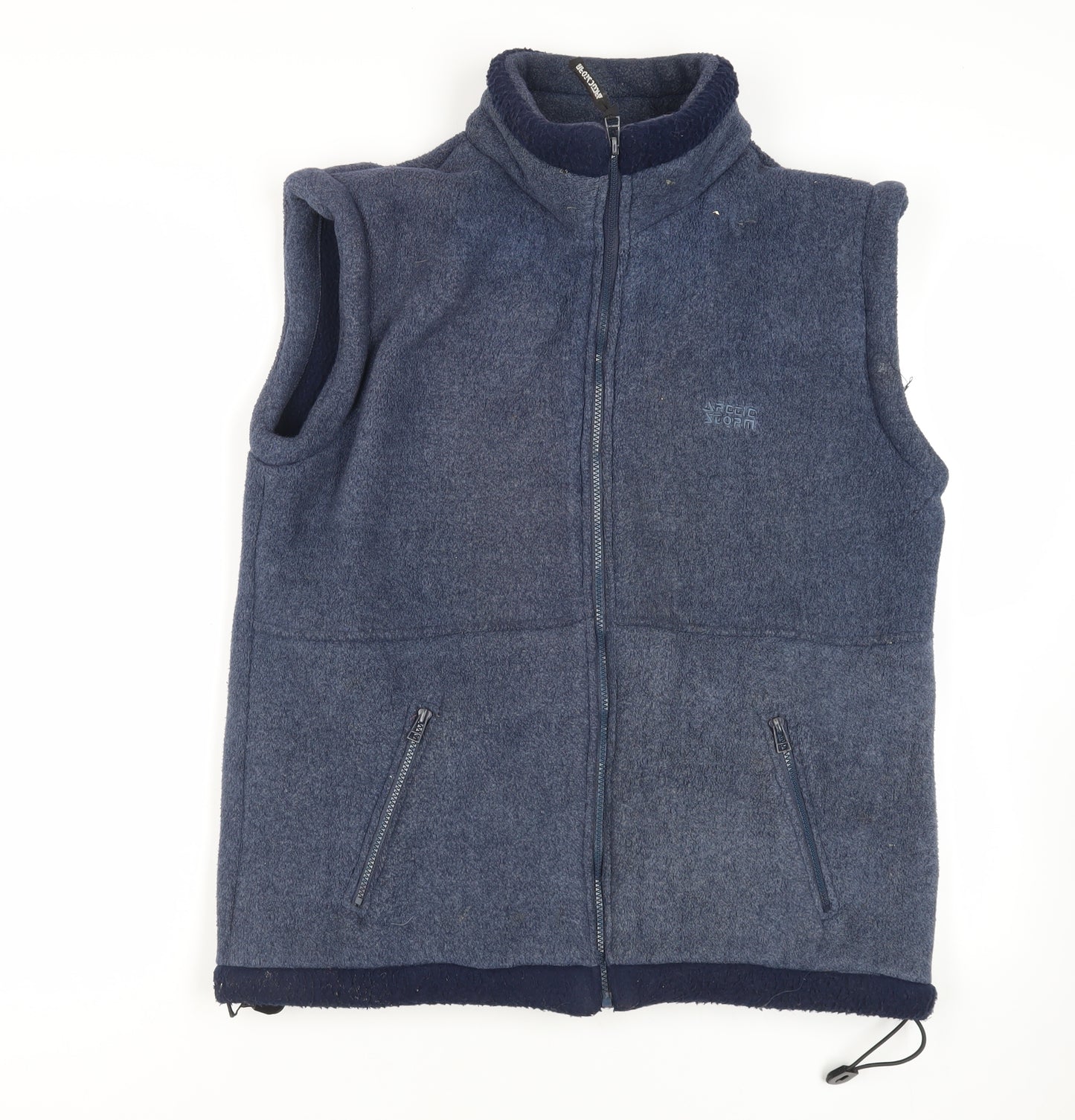 Arctic Storm Mens Blue Gilet Jacket Size L Zip - Zipped Pockets