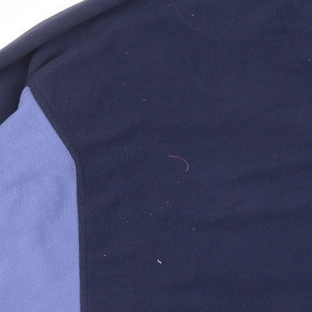 Peter Storm Womens Blue Polyester Full Zip Sweatshirt Size 12 Zip - Logo