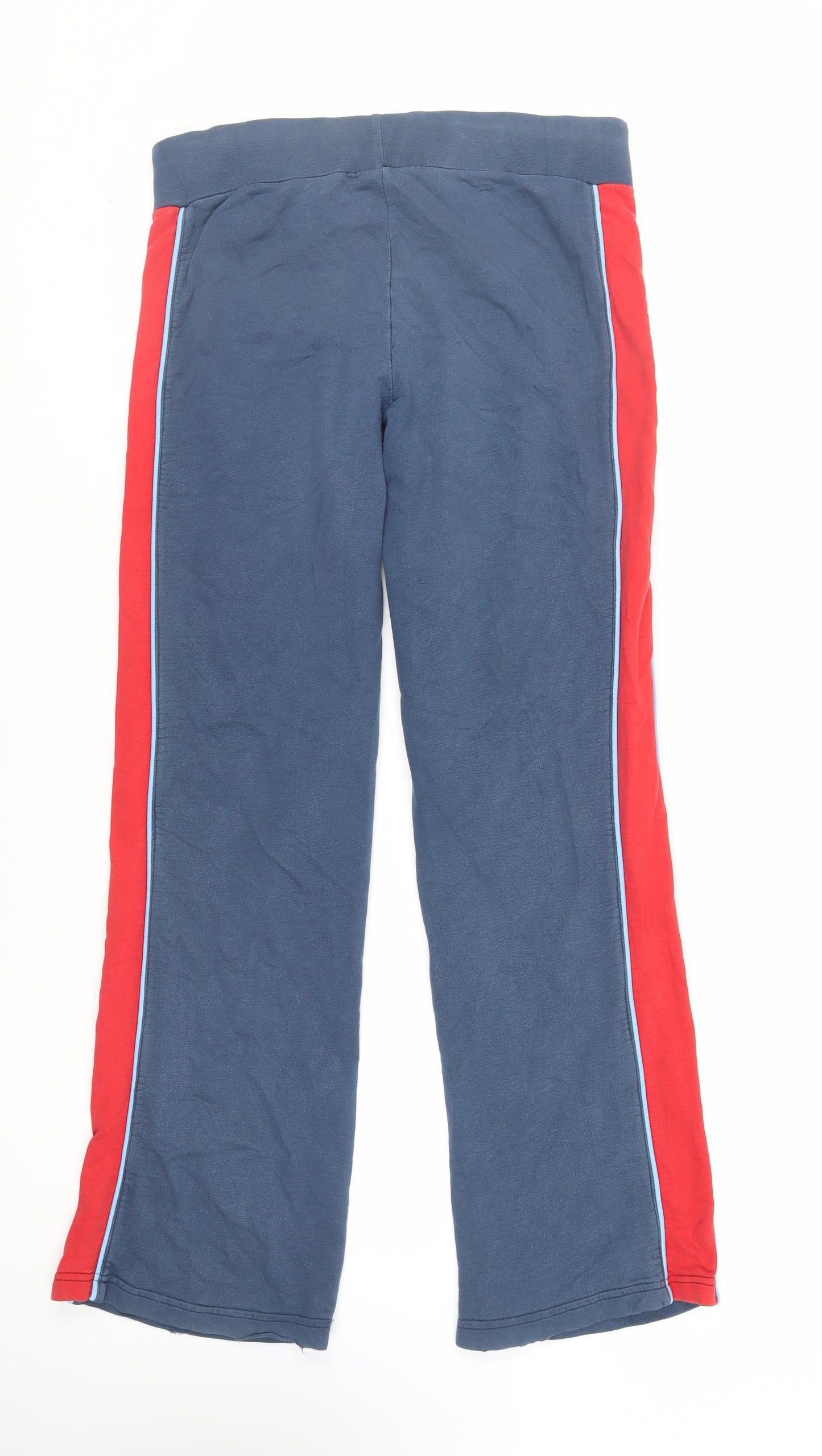 Lonsdale Mens Blue Cotton Jogger Trousers Size M L33 in Regular Drawstring - Logo