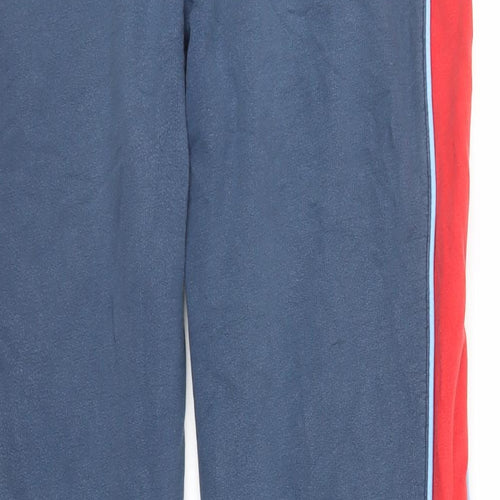 Lonsdale Mens Blue Cotton Jogger Trousers Size M L33 in Regular Drawstring - Logo