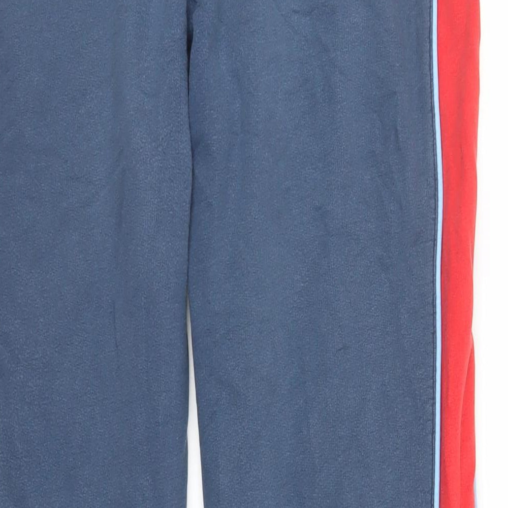 Lonsdale Mens Blue Cotton Jogger Trousers Size M L33 in Regular Drawstring - Logo