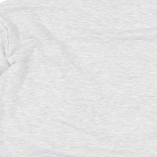 Marks and Spencer Girls Grey Cotton Pullover Sweatshirt Size 12-13 Years Pullover - Minecraft