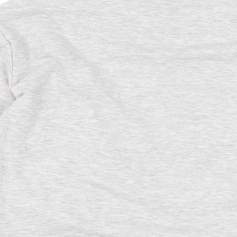 Marks and Spencer Girls Grey Cotton Pullover Sweatshirt Size 12-13 Years Pullover - Minecraft