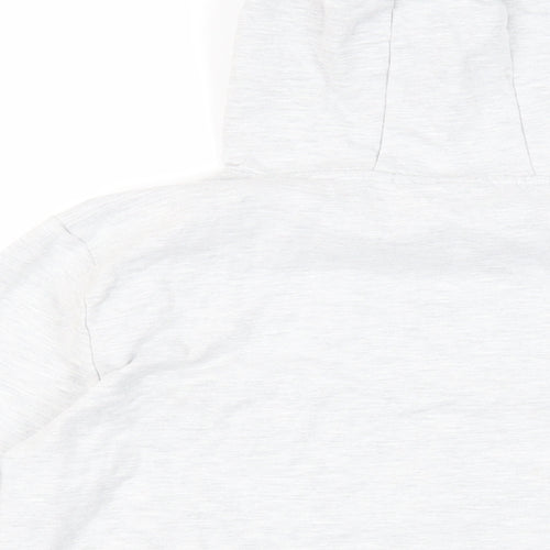 Jinx Boys Grey Cotton Pullover Hoodie Size 14-15 Years Pullover - Minecraft