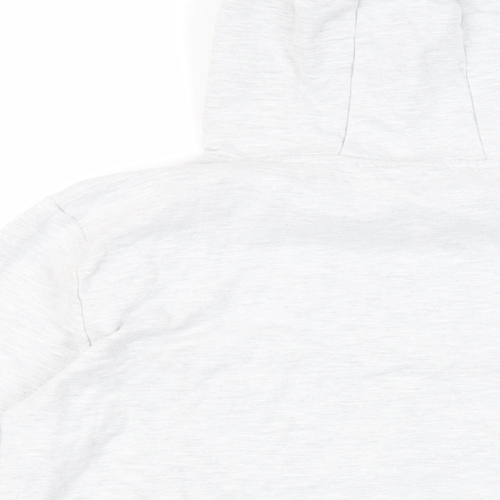 Jinx Boys Grey Cotton Pullover Hoodie Size 14-15 Years Pullover - Minecraft