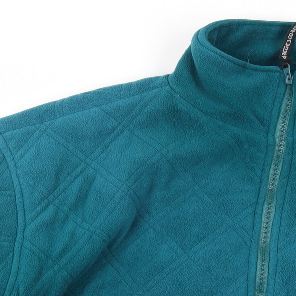 Arctic Storm Womens Green Quilted Jacket Size L Zip
