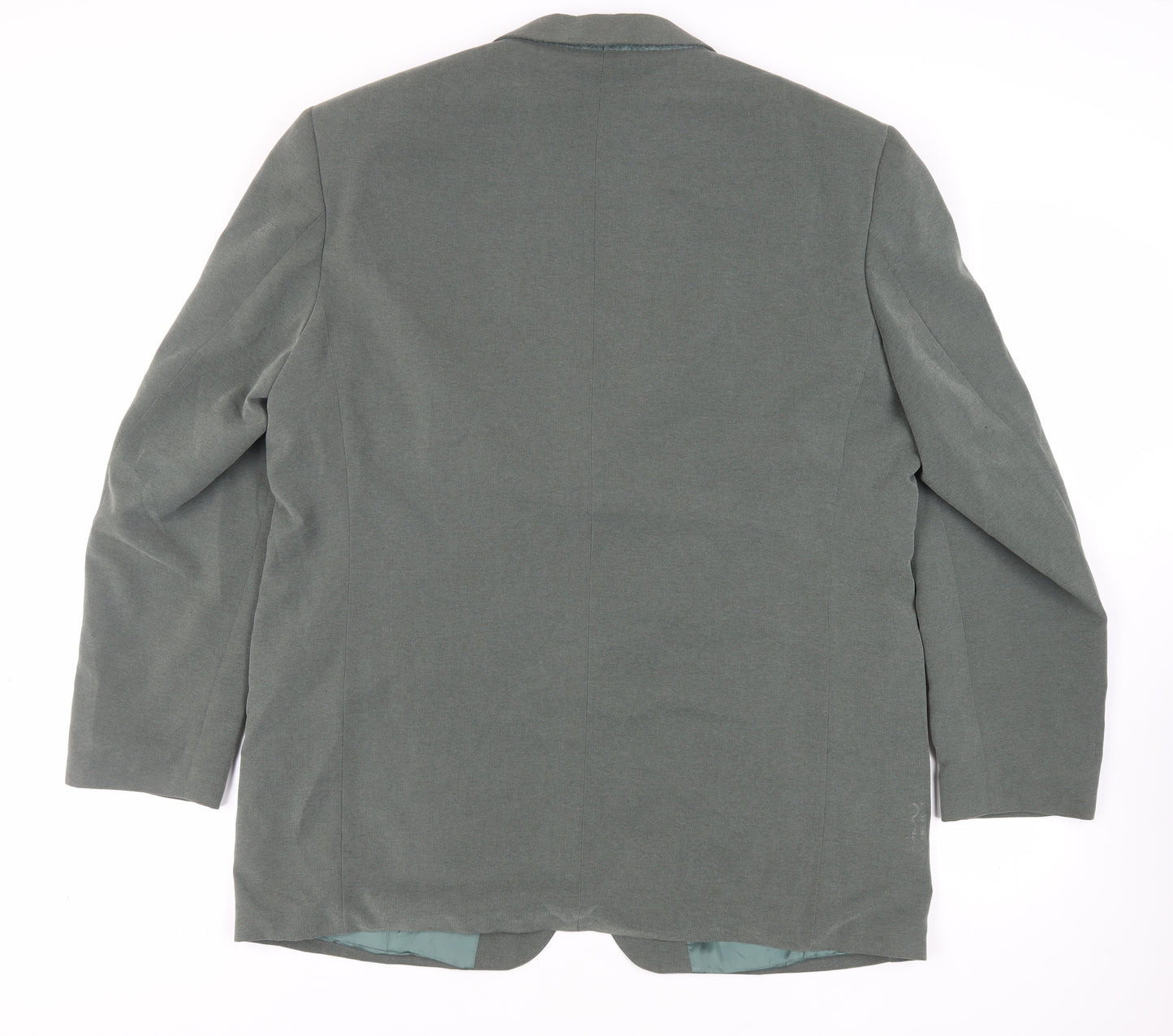 Marks and Spencer Mens Green Polyester Jacket Blazer Size 46 Regular