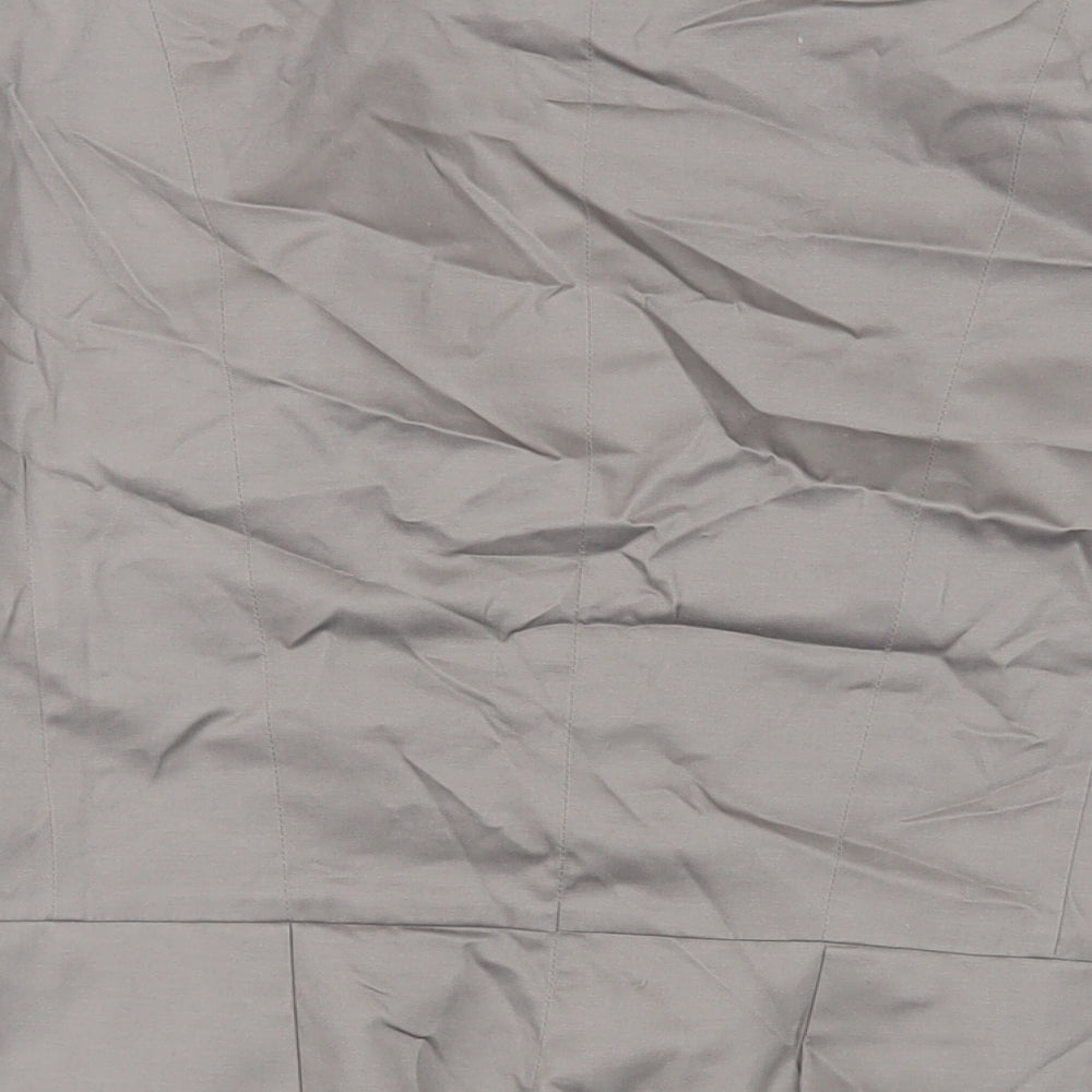 H&M Womens Grey Jacket Blazer Size 16 Button