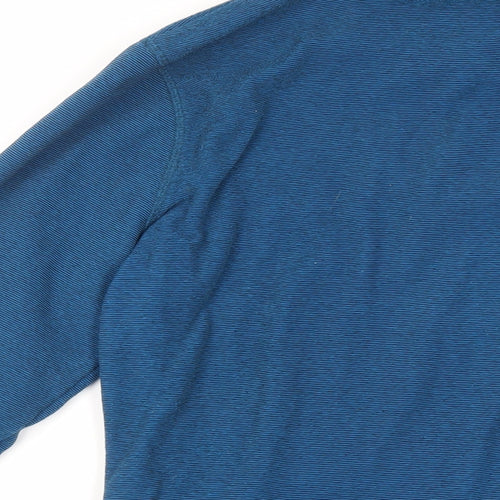 Regatta Womens Blue Jacket Size 12 Zip - Logo Zipped Pockets