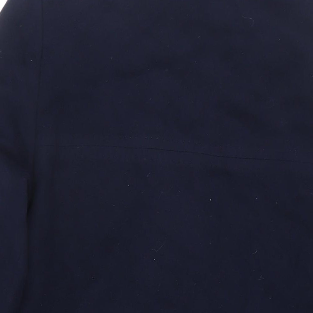 Alexon Womens Blue Overcoat Coat Size 10 Button