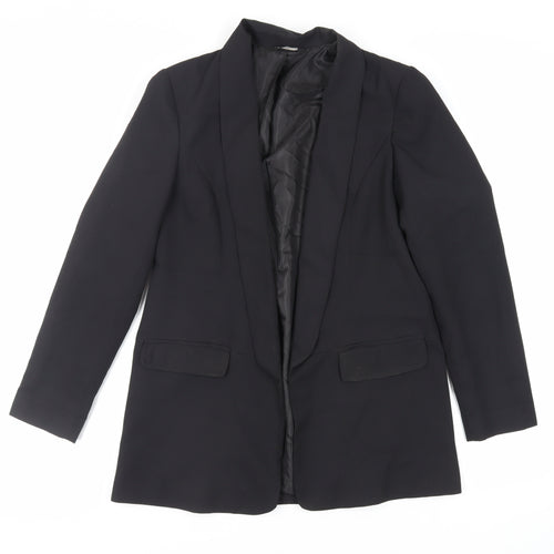 Select Womens Black Jacket Blazer Size 10 - Open
