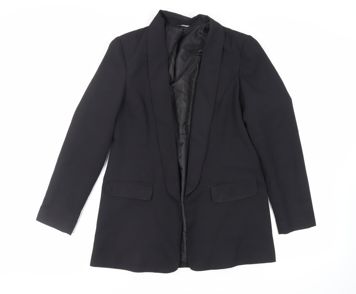 Select Womens Black Jacket Blazer Size 10 - Open