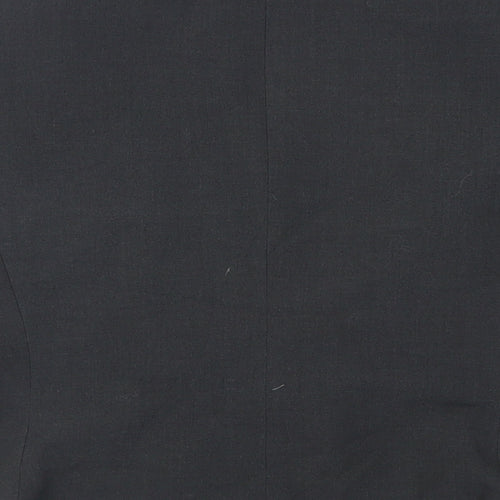 Marks and Spencer Womens Grey Jacket Blazer Size 14 Button - Contrasting Stitching